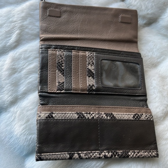 Brighton Leather and Snakeskin Wallet - Picture 4 of 9